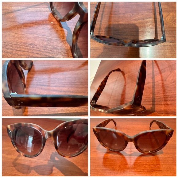 Celine Brown Tortoise Sunglasses - Picture 6 of 7